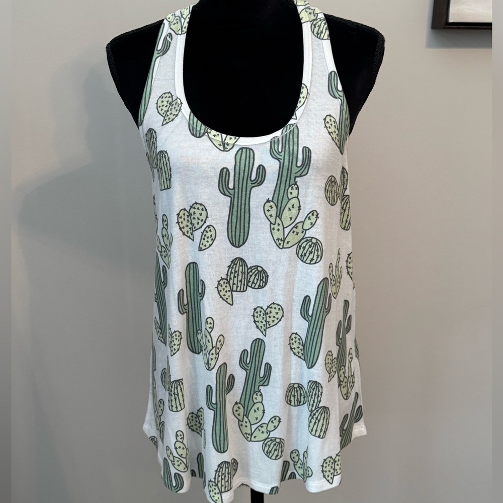 Phil Love Cactus tank top. Size small